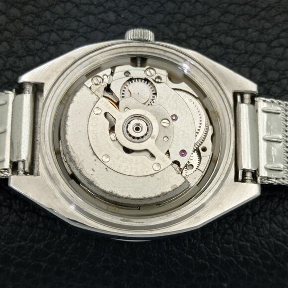 Vintage 1977 Citizen Automatic Womans Silver Watch W/daydate & Gold accents main image 8